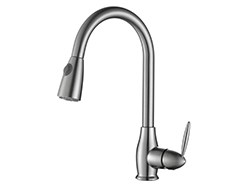 hot cold water pull down kitchen sink faucet